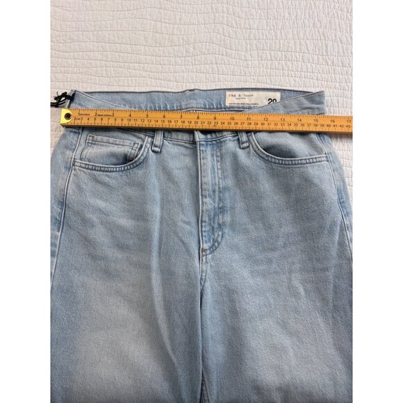 rag & bone Hattie Light Wash Mid-Rise Full Length Straight Leg Jeans SZ 29 NWT - Picture 5 of 12